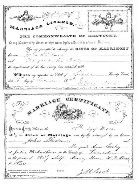 File:John H. Skidmore and Margaret Ann Cooley Marriage Certificate.jpg