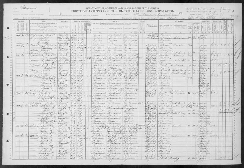 File:1910 U.S. Census - St Louis Ward 28, St Louis (Independent City), Missouri, Page 15 of 32.jpg