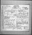 Death certificate of Sarah Jane Mullins