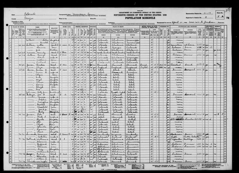 File:1930 U.S. Census - Manassa, Conejos, Colorado, Page 8 of 20.jpg