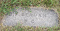 Headstone of Dr. Grandison Franklin German