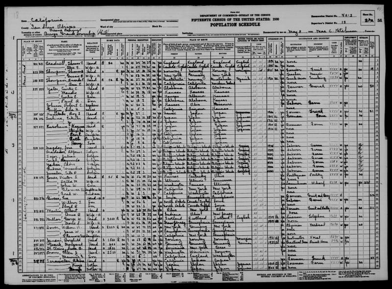 File:1930 U.S. Census - Arroyo Grande, San Luis Obispo, California, Page 41 of 43.jpg