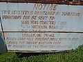 San Bois Cemetery sign