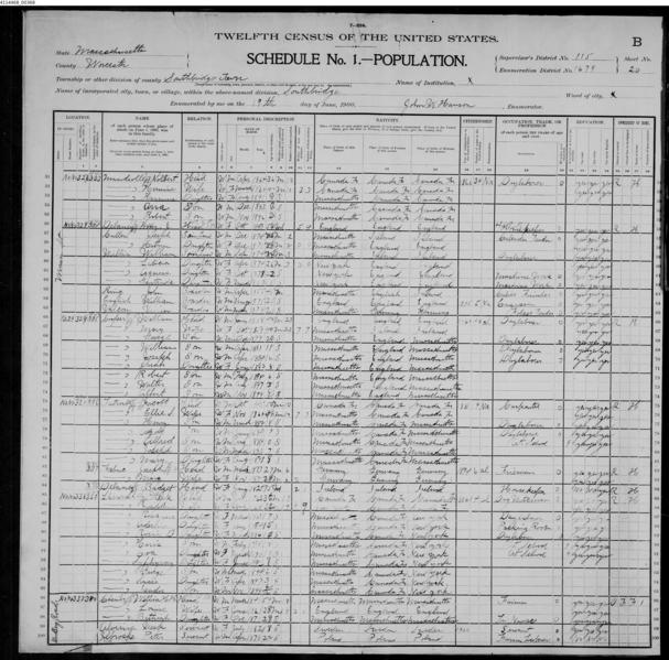 File:1900 U.S. Census - ED 1679 Southbridge town (southeast part), Worcester, Massachusetts, page 40 of 48.jpg