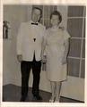 Wedding photo of Evelyn Dorothy Gallinger and William Leroy Oleson.