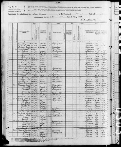 File:1880 U.S. Census - San Marcos, Hays, Texas, Page 295 of 743.jpg