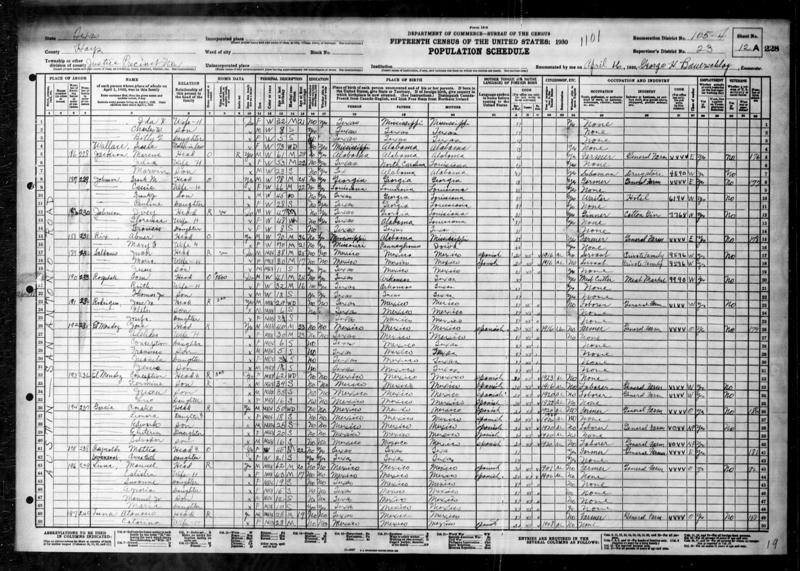 File:1930 U.S. Census - 0004, Precinct 1, Hays, Texas, Page 23 of 32.jpg