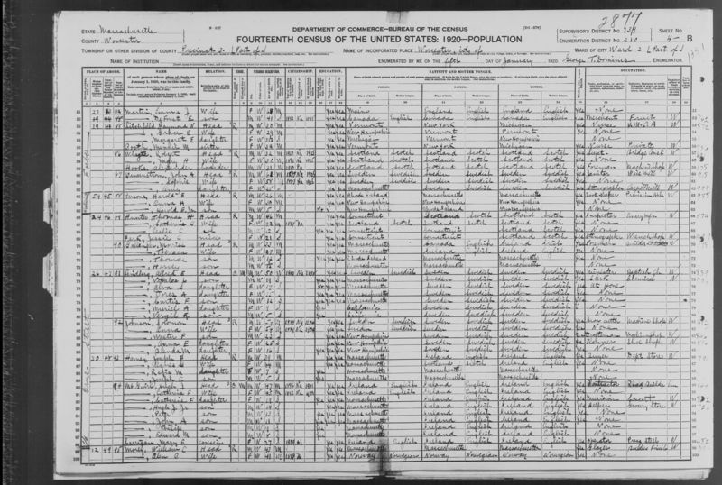 File:1920 U.S. Census - ED 210, Worcester Ward 2, Worcester, Massachusetts, United States, Page 8 of 18.jpg