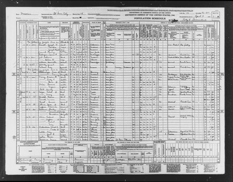 File:1940 U.S. Census - 96-737, Ward 28, St. Louis City, Missouri, Page 27 of 42.jpg