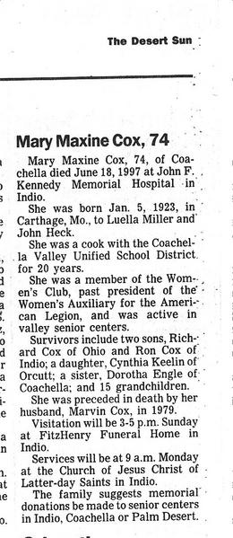 File:Mary Maxine Heck obituary.jpg