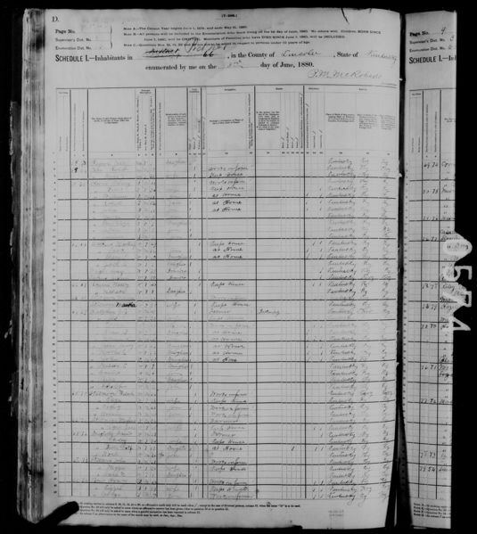 File:1880 U.S. Census - ED 66, Stanford, Lincoln, Kentucky, Page 8 of 43.jpg