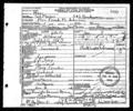 Texas Deaths, 1890-1976, 004030509, page 85 of 3516 Death record of Sarah Cassie Ivey.