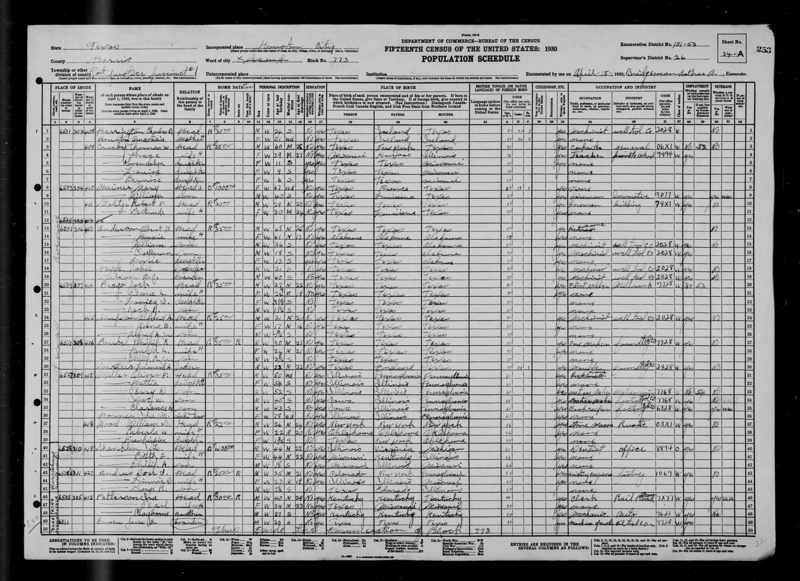 File:1930 U.S. Census - 0053, Houston, Harris, Texas, Page 50 of 75.jpg