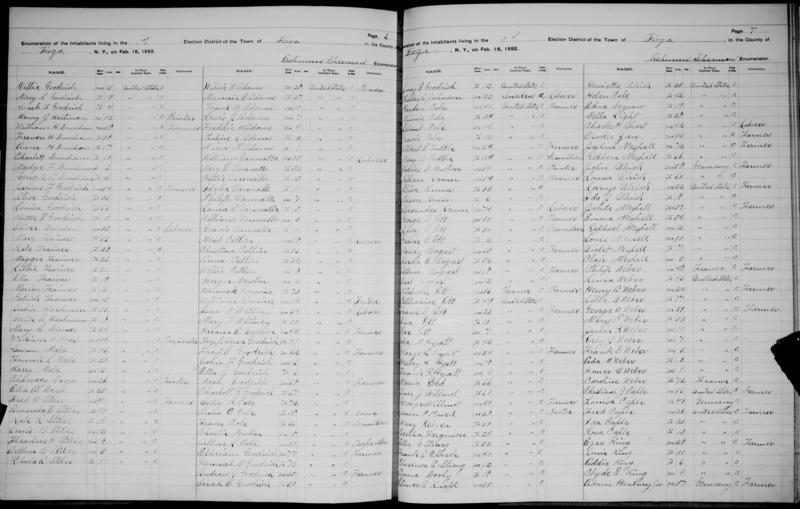 File:New York, State Census, 1892, Tioga, E.D. 01, Tioga, page 4 of 7.jpg