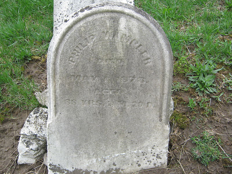 File:Headstone of Philip Wampler.jpg