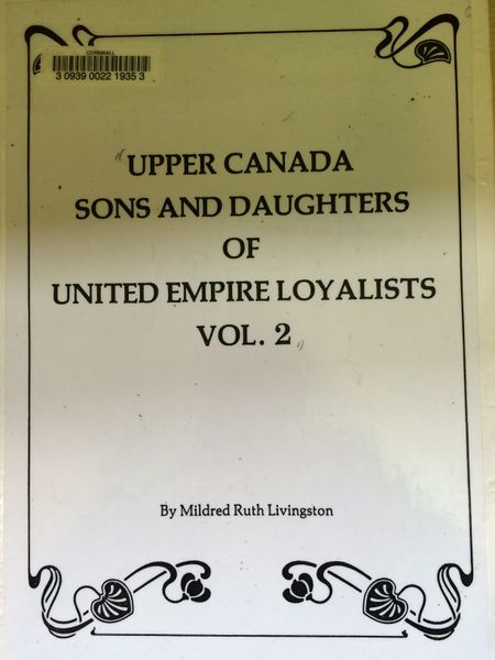 File:Upper Canada Sons and Daughters of United Empire Loyalists, Vol. 2, cover.jpg