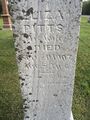 Eliza Pitts headstone