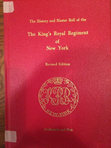 File:The History and Master Roll of the King's Royal Regiment of New York, cover.jpg