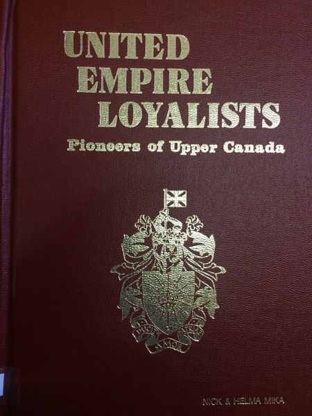 File:United Empire Loyalists-Pioneers of Upper Canada, front cover.jpg