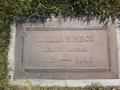 The headstone of Luella Emma Miller