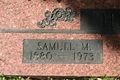 Headstone of Samuel M. Heck.