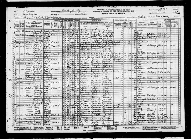 File:1930 U.S. Census - Los Angeles (Districts 0001,0250), Los Angeles, California, Page 24 of 57.jpg