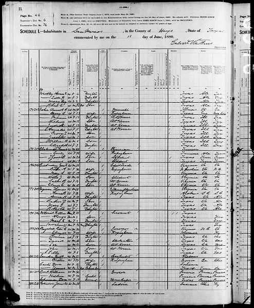 File:1880 U.S. Census - San Marcos, Hays, Texas, Page 329 of 777.jpg