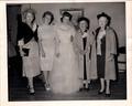Dorothy Langdon Ivey, Evelyn Dorothy Gallinger, Carolyn Diane Peterson, Mabel Elizabeth Richardson, and Rose Estelle Richardson at the wedding of Carolyn.