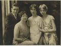 Mary Anne Jones with son Ernest Herbert Richardson, daughter Mabel Elizabeth Richardson and possibly Blanche Richardson.