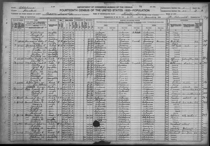 File:1920 U.S. Census - Beaver, Haskell, Oklahoma, Page 5 of 48.jpg