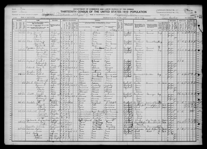 File:1910 U.S. Census - Justice Precinct 4, Nueces, Texas, Page 358 of 1155.jpg