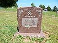 Headstone of Granderson Franklin Cox