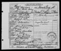 Death record of James Ford Ivey