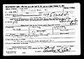 William Rawdon Kendull Lowe's WWII draft registration card.