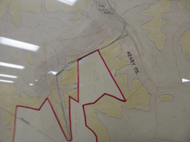 File:Philpott Dam, planning map, Goblintown Creek junction.jpg