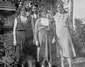 Linda Ethel Lowe, William Rawdon Kendull Lowe, possibly Oda Lena Skidmore, and Bertha Lowe