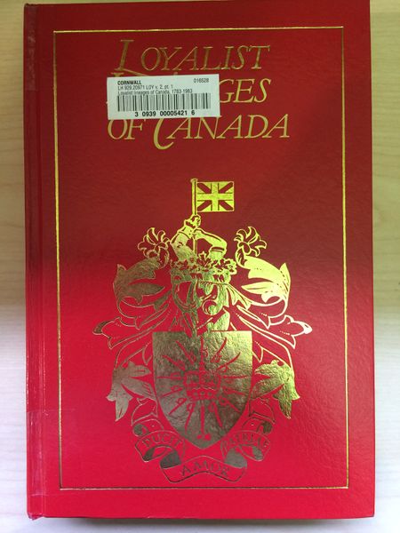 File:Loyalist Lineages of Canada, 1783-1983, Vol. 1, Part 1, cover.jpg