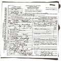 George Washington Daugherty Death Certificate