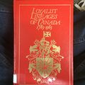 Loyalist Lineages of Canada, 1783-1983, Vol. 1, cover
